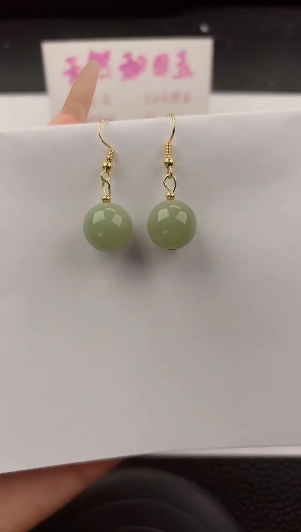 未镶嵌东陵石耳坠嗨购微色差T