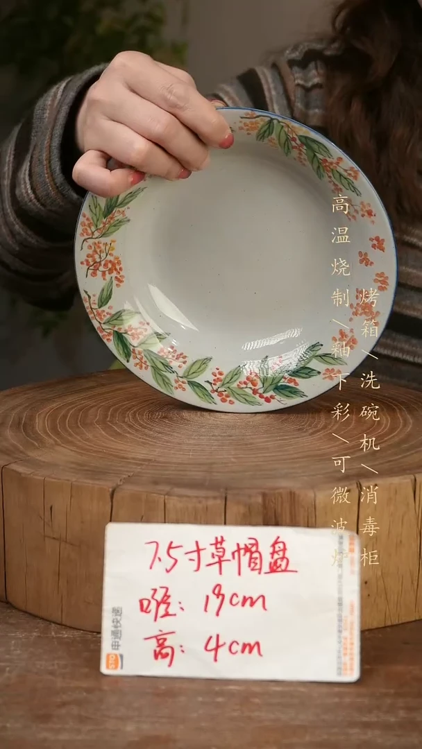 碗瓷景德镇手工手绘高温瓷釉下彩