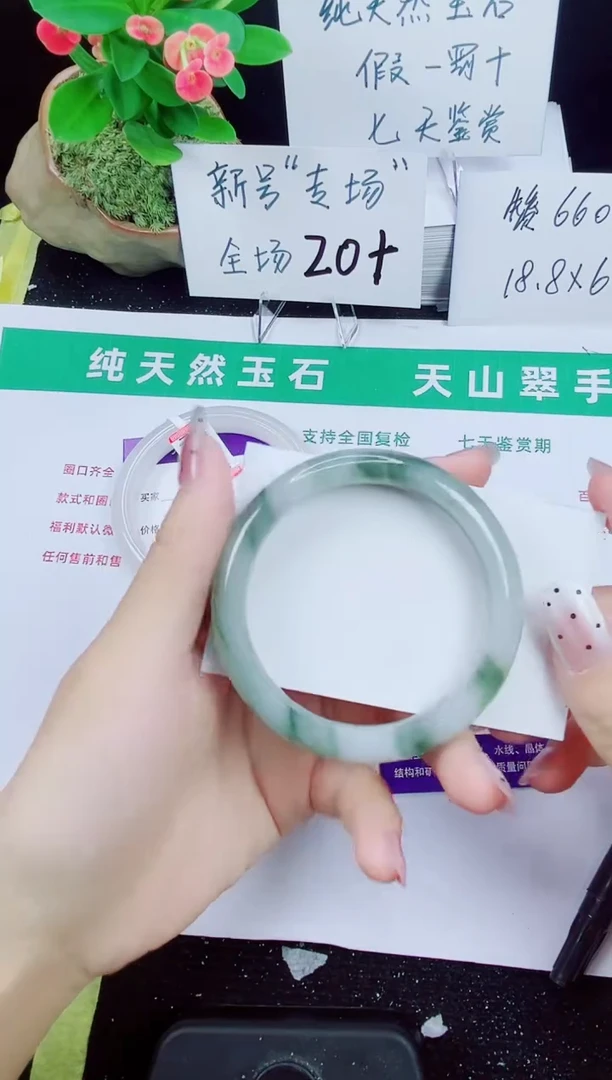 未镶嵌手镯石英质玉181-54/55