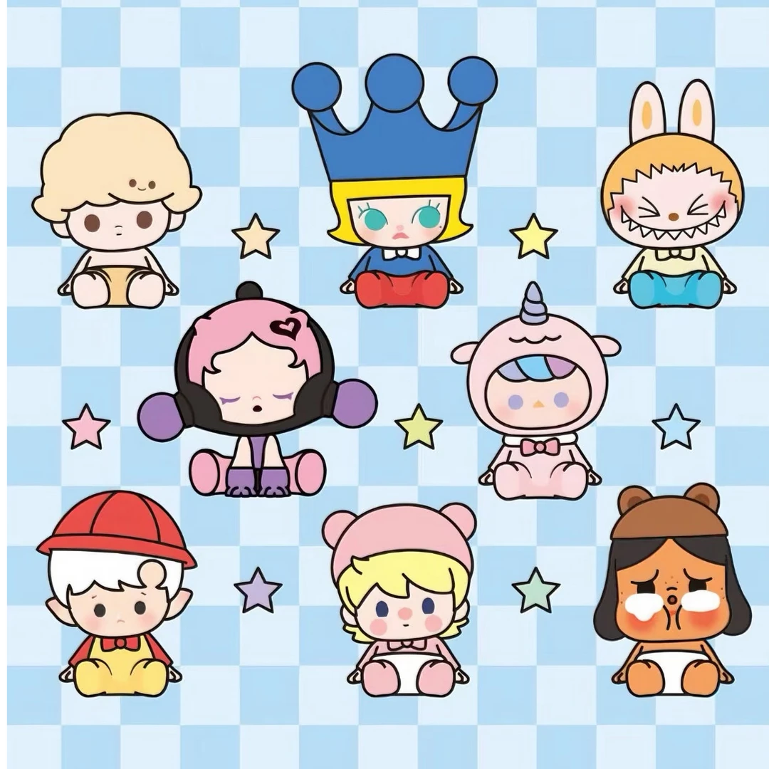 萌粒明款明拍扣号拍摆件公仔