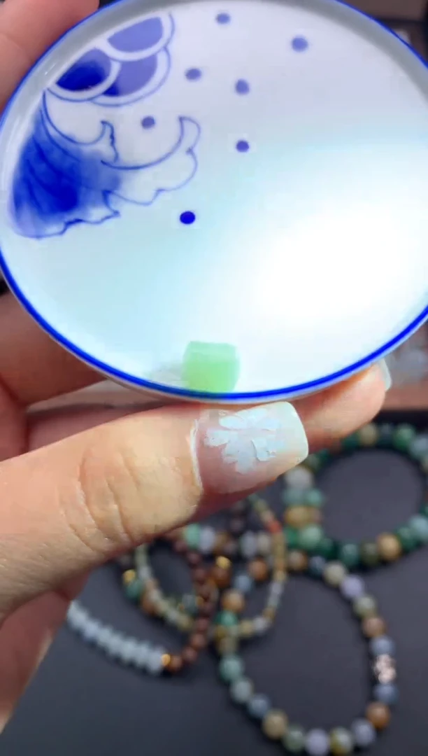 翡翠散珠天然翡翠D491