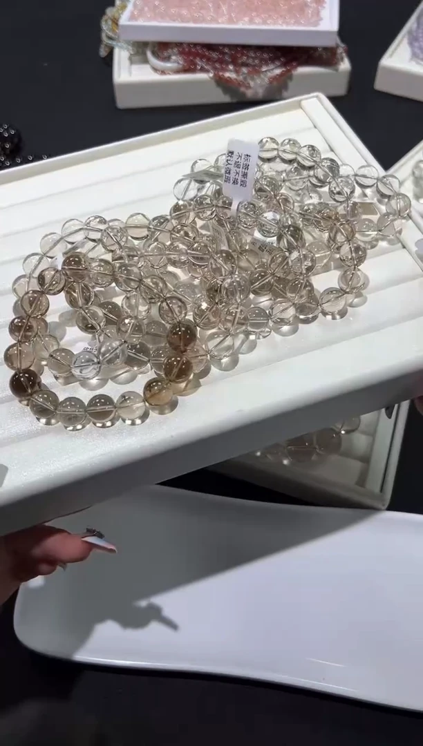 水晶手链未镶嵌18f多样性发其一【条】默认微瑕A12mm