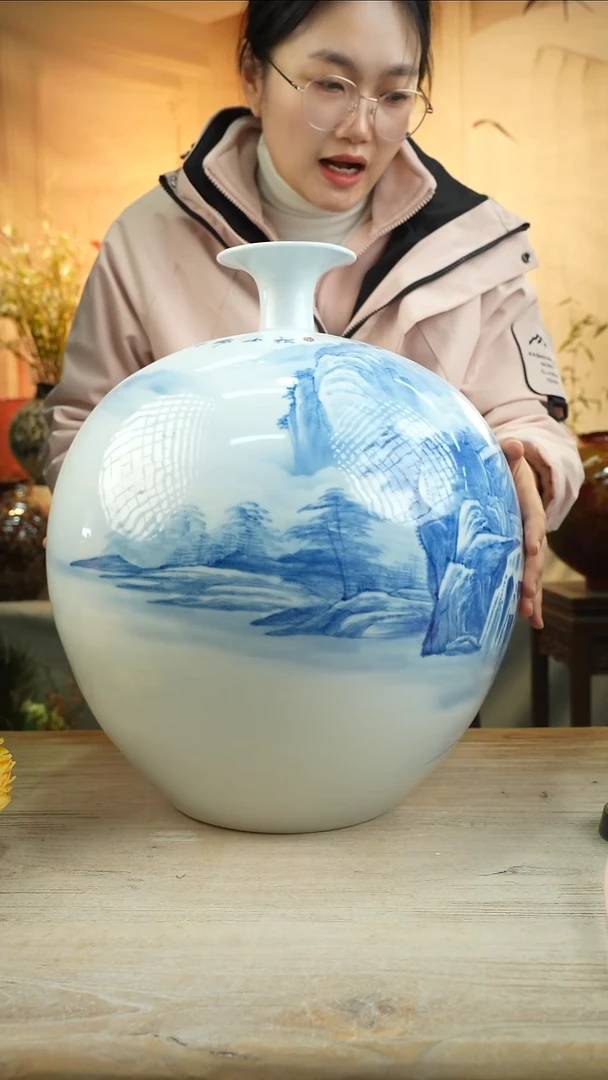 高45口11陶瓷花器