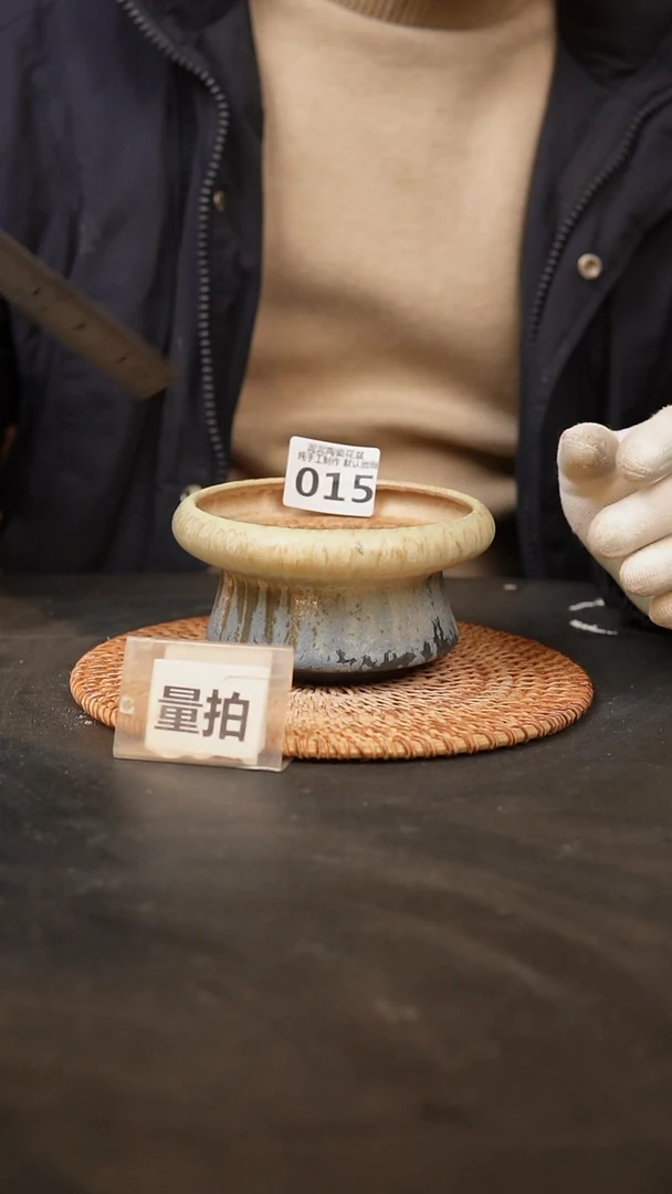 【闪购商品】瓷片015泥泥手工花盆