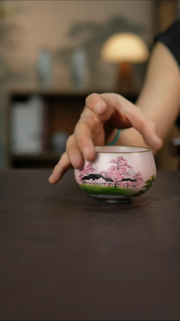 杯景德镇陶瓷杯碗柴烧多人微瑕