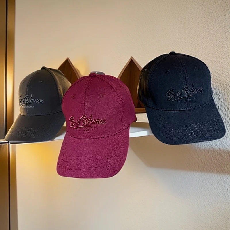 苗禾卫【圆脸专拍】网红棒球帽男女新款防晒鸭舌帽百搭大头围帽子