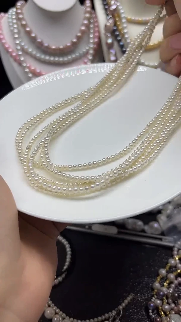 淡水珍珠未镶嵌颈饰多人