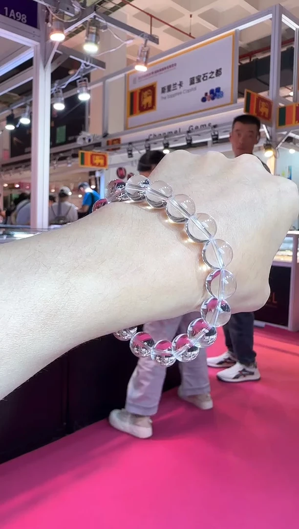 未镶嵌手串水晶11mm净体白水晶喜马拉雅