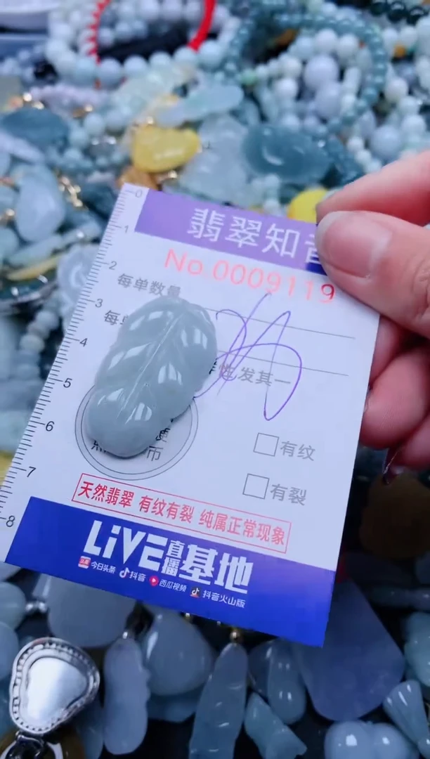 【闪购商品】翡翠吊坠(不含链)未镶嵌9119