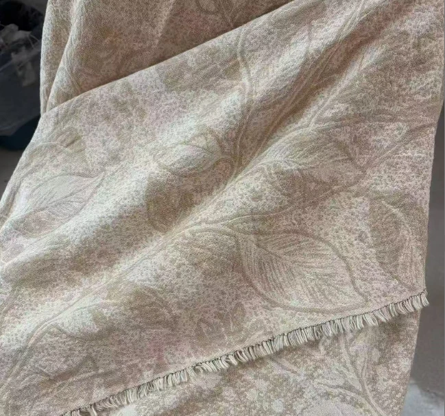 （花枝）90*180罗布麻沙发巾浴巾