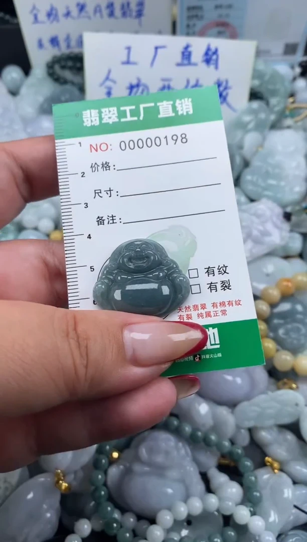 翡翠未镶嵌颈饰天然A货翡翠0198