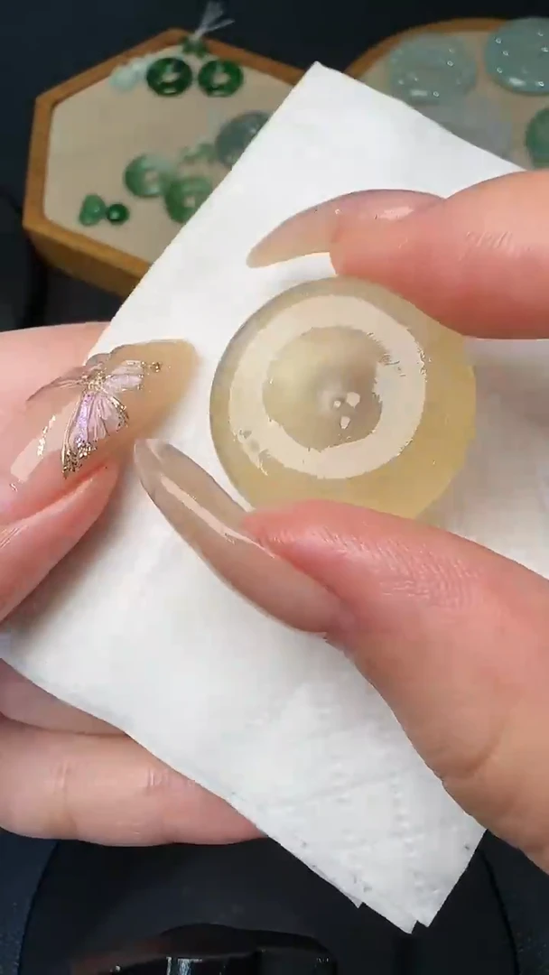 定制翡翠未镶嵌毛货90