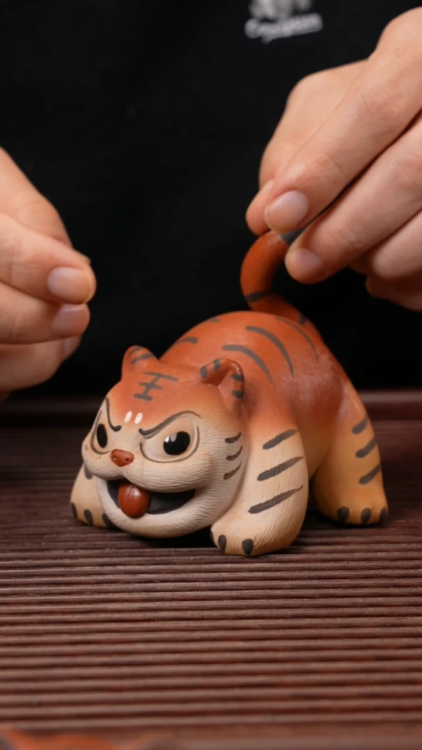 【闪购商品】紫砂茶宠紫砂萌虎
