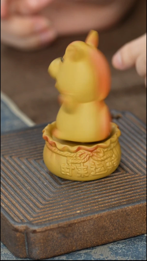 【紫砂十二生肖转转马】【9西泠纸盒】