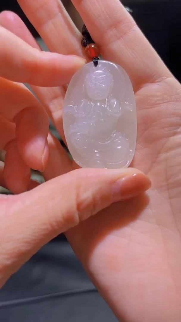 和田玉未镶嵌颈饰·