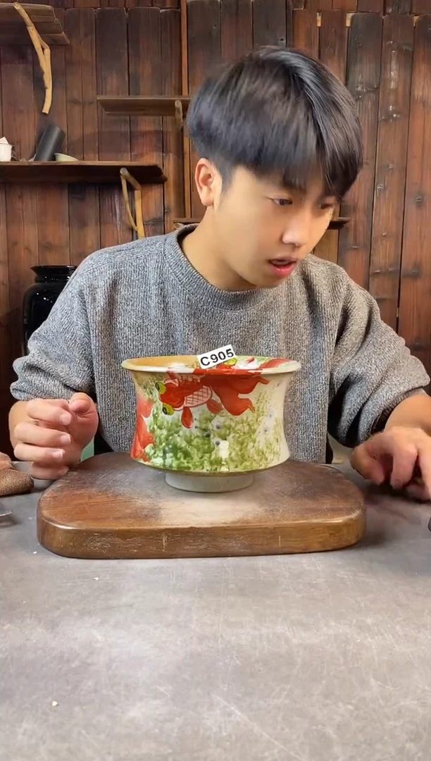 碗905，手工手绘，超值陶瓷