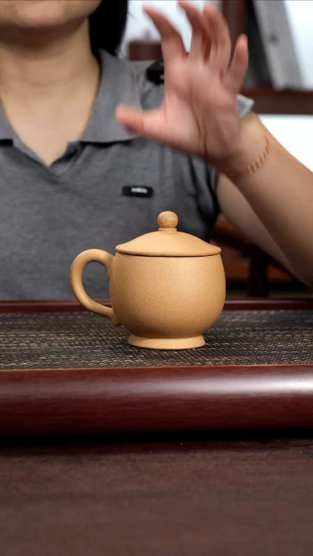 茶杯紫砂黄金段设计款无礼盒