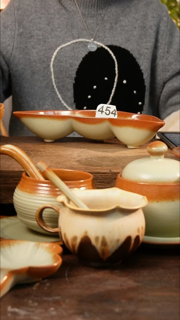 盘 高颜值粗陶餐具限时抢购