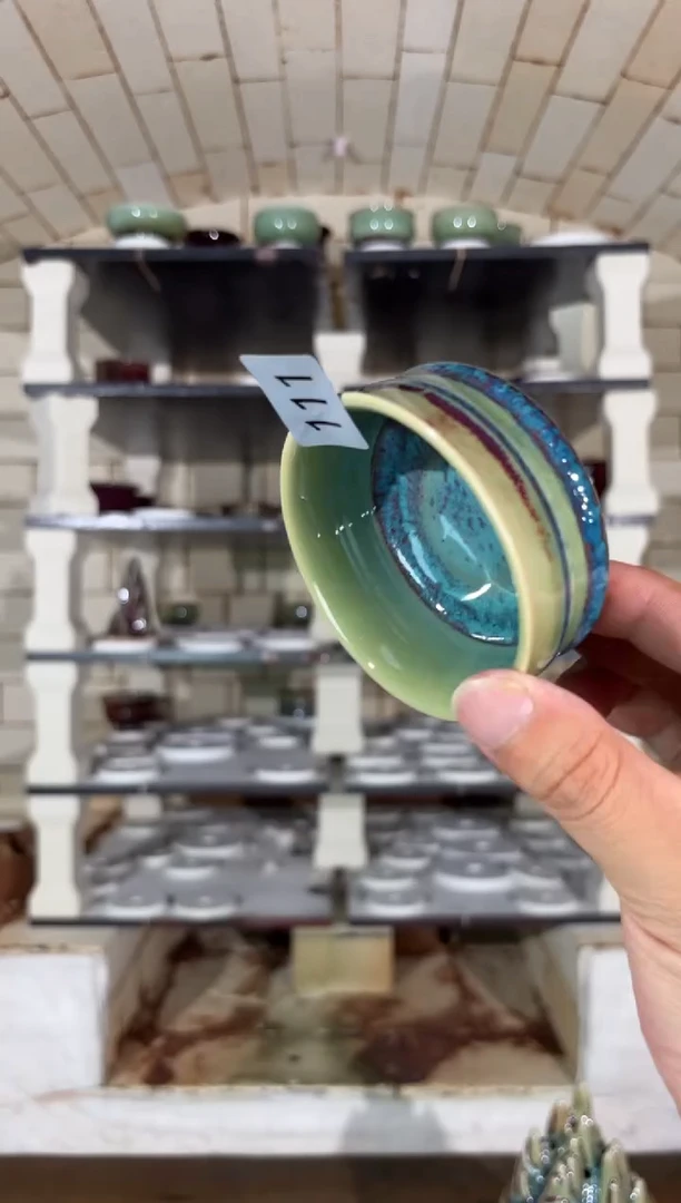 摆件精品窑变钧瓷茶器