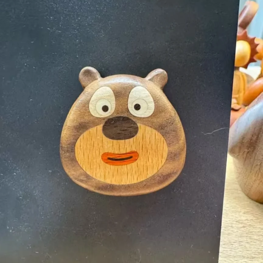 大熊二熊冰箱贴 趣味钥匙链