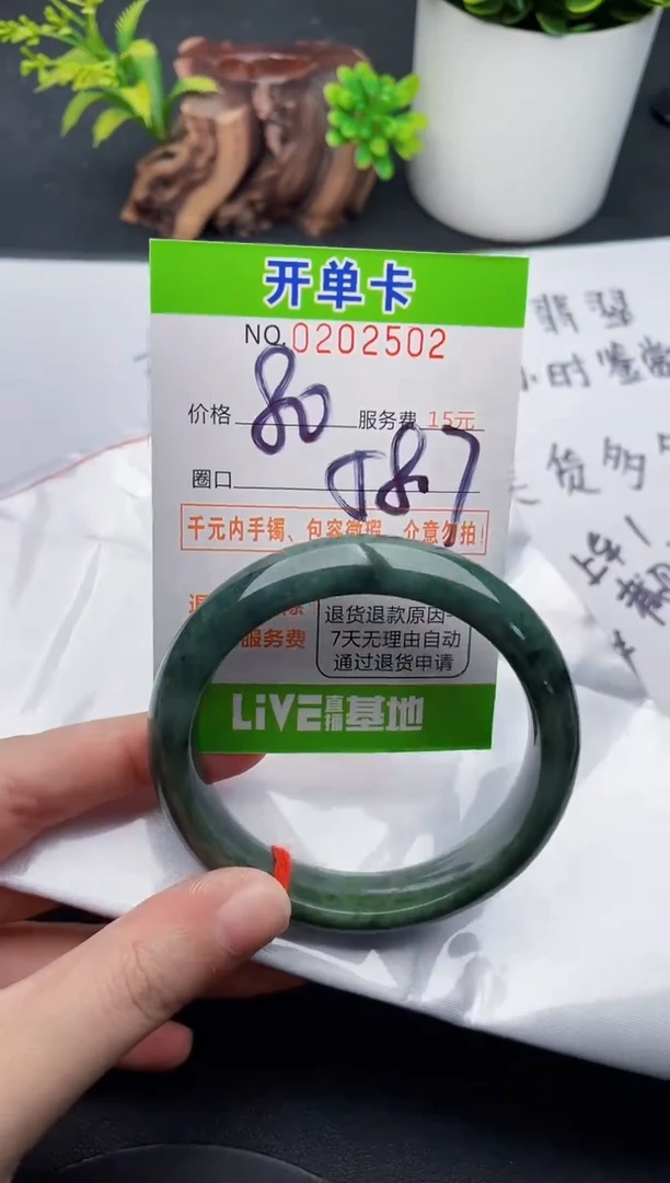未镶嵌手镯翡翠02天然翡翠A货