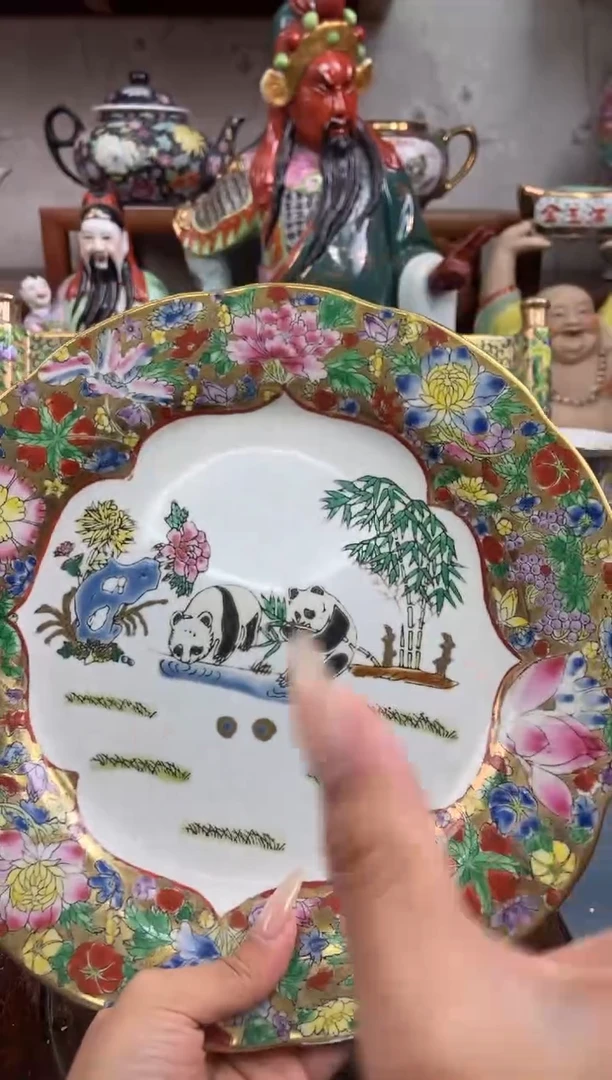 瓷片微瑕慎拍景德镇窑老厂瓷器单件