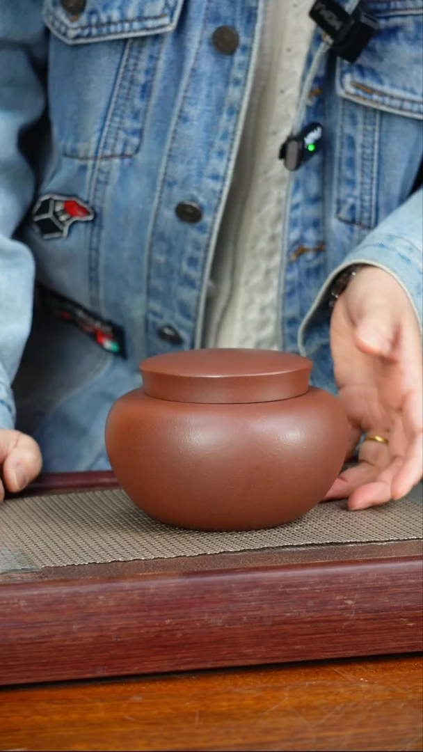 宜兴原矿紫砂茶叶罐