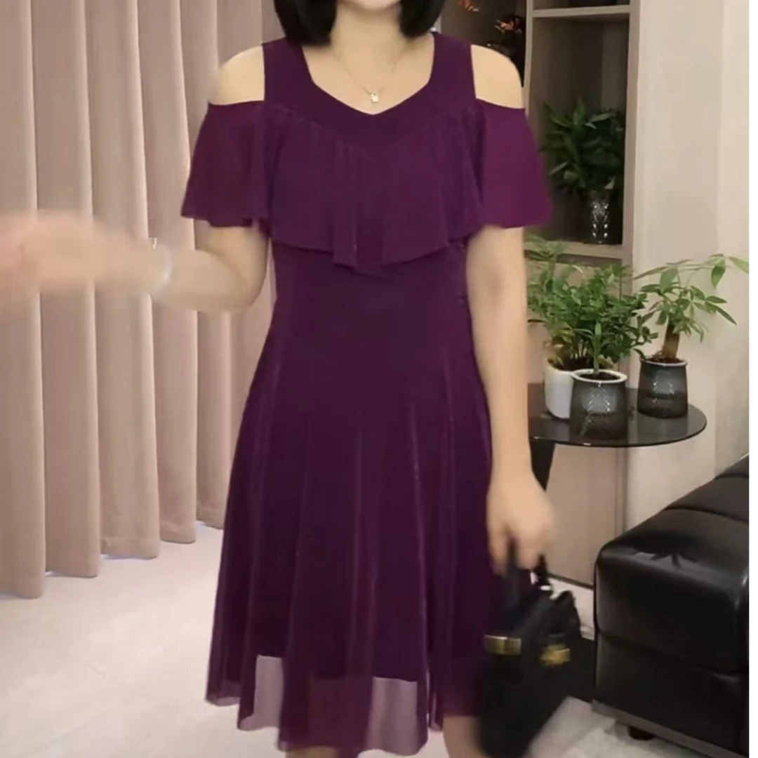 轻奢高级感气质显瘦女人味高级感连衣裙YF25228