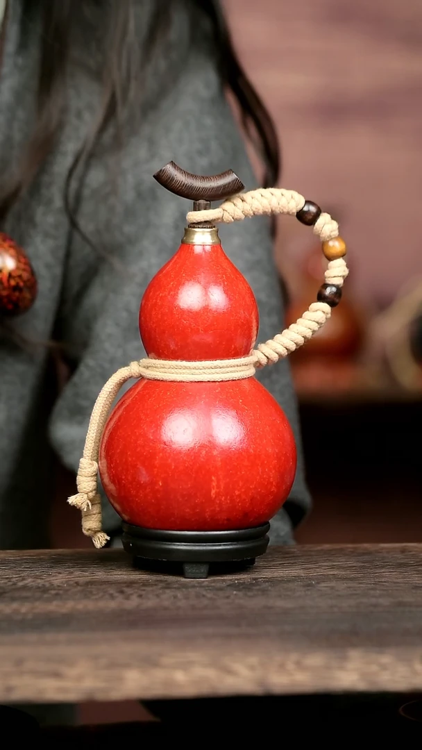 270号中药煮色 500 ml左右 大漆葫芦水壶/酒壶 一物一拍