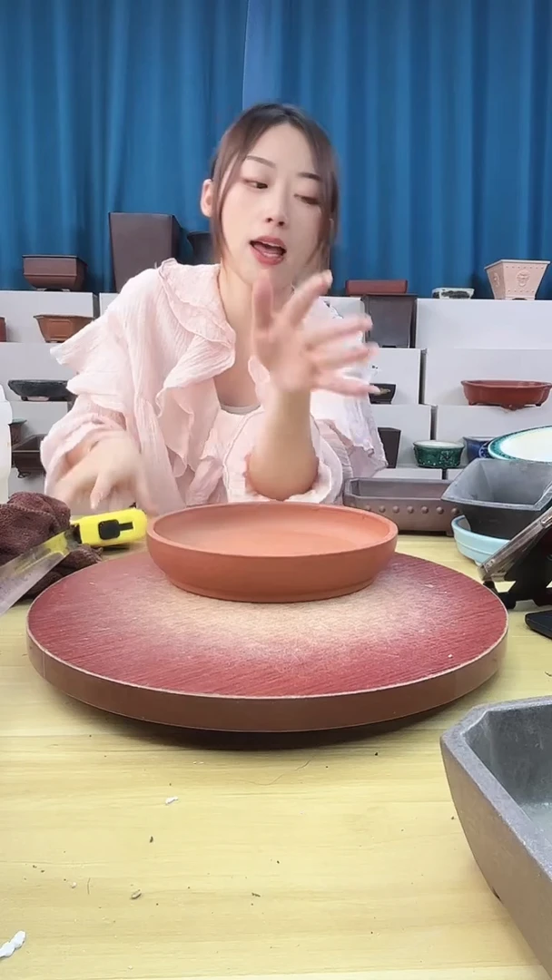 紫砂花盆花盆浅草紫砂花盆