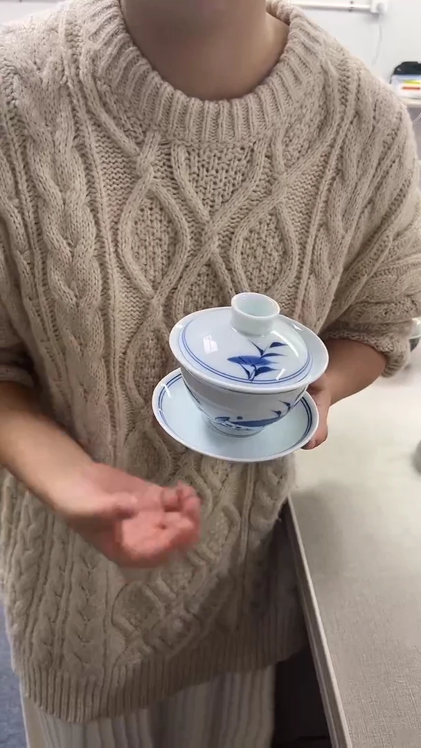 景德镇高温瓷鱼戏三才