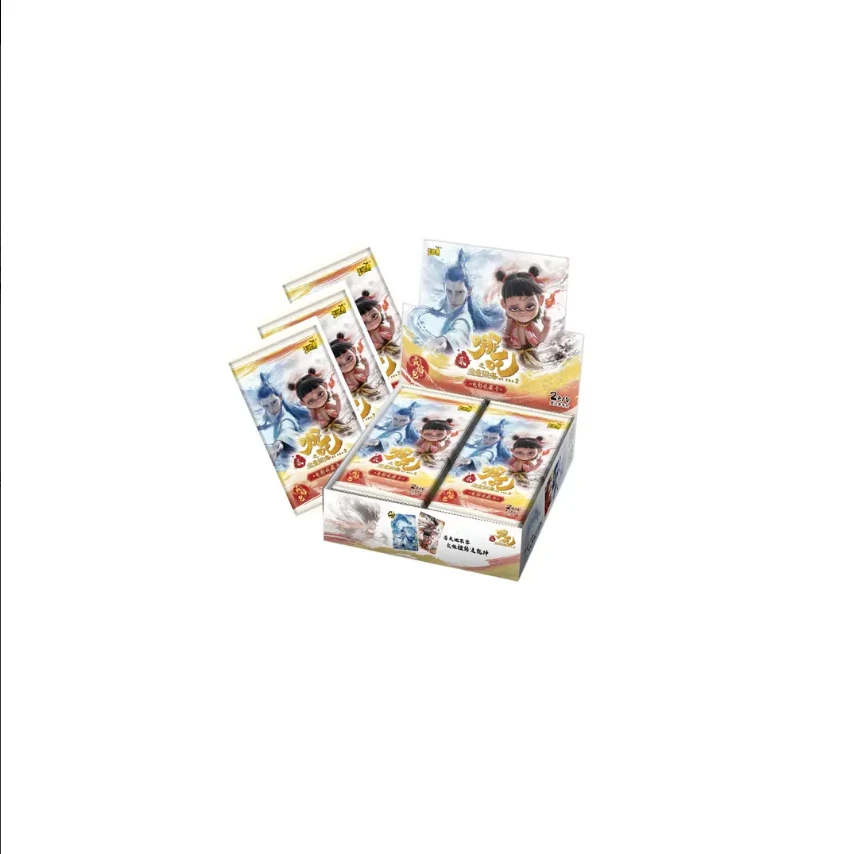 【大胃王】卡游哪吒之魔童闹海-灵焰包收藏卡牌（拆卡）