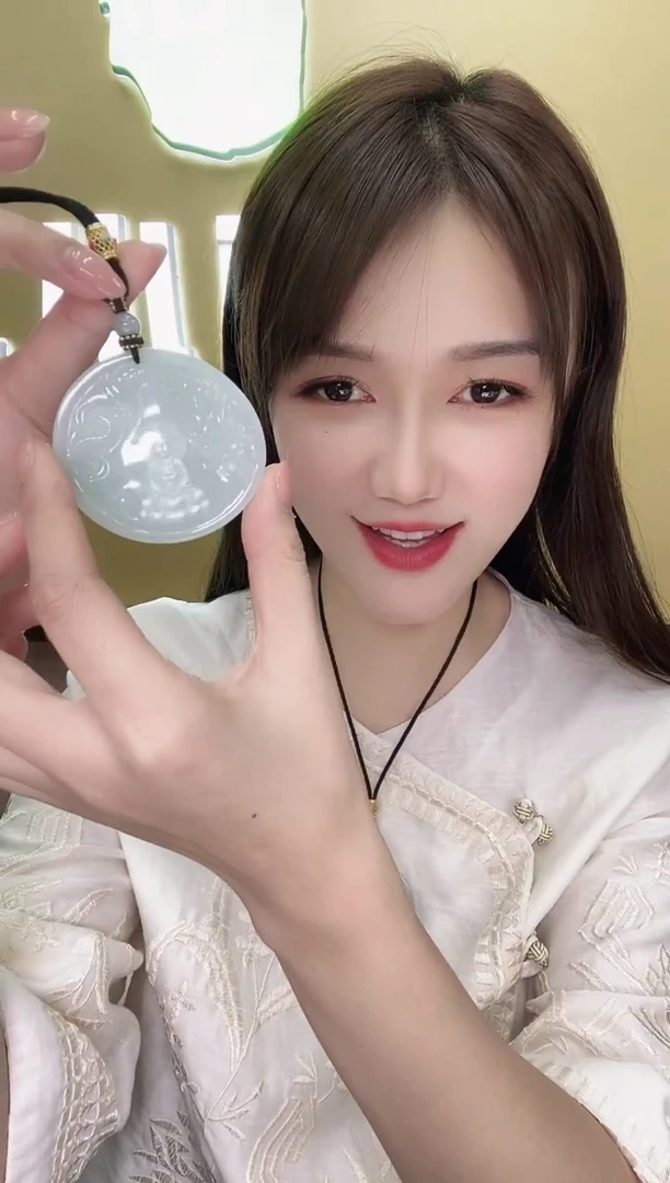 颈饰未镶嵌翡翠淮**g371713/翡翠御龙观音   多样性一件发