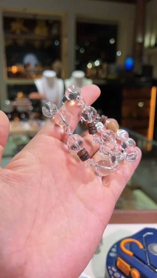 水晶手链未镶嵌白水DIY（多样性发一）