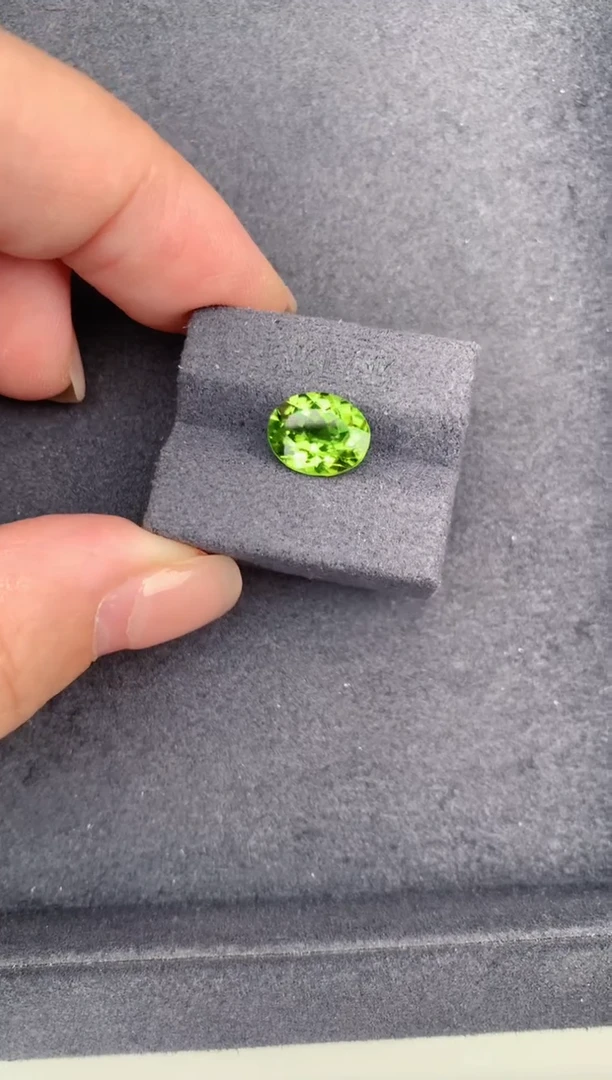 未镶嵌裸石橄榄石3ct橄榄石 GF 定制