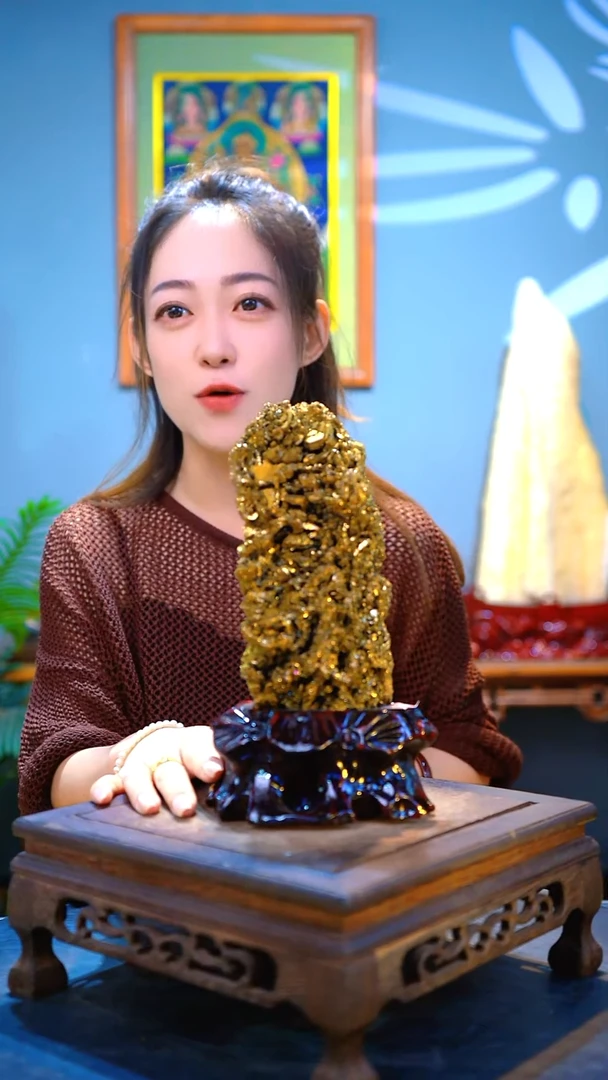 石材精品斑铜矿 石头摆件