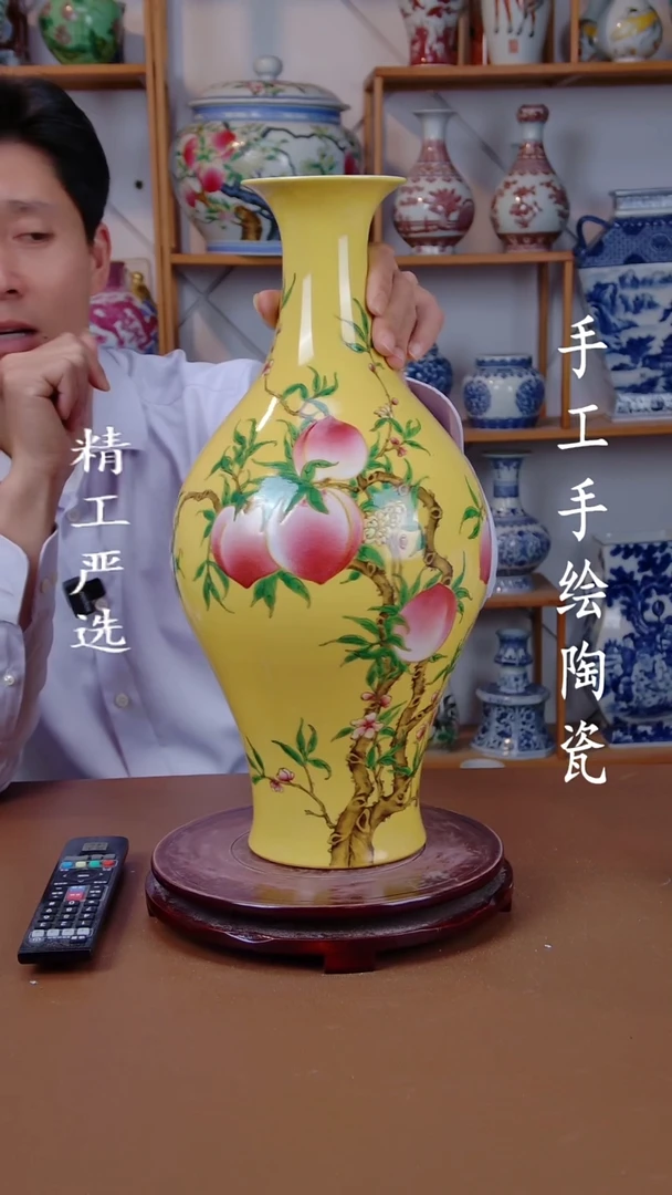 瓶景德镇手工手绘陶瓷摆件43