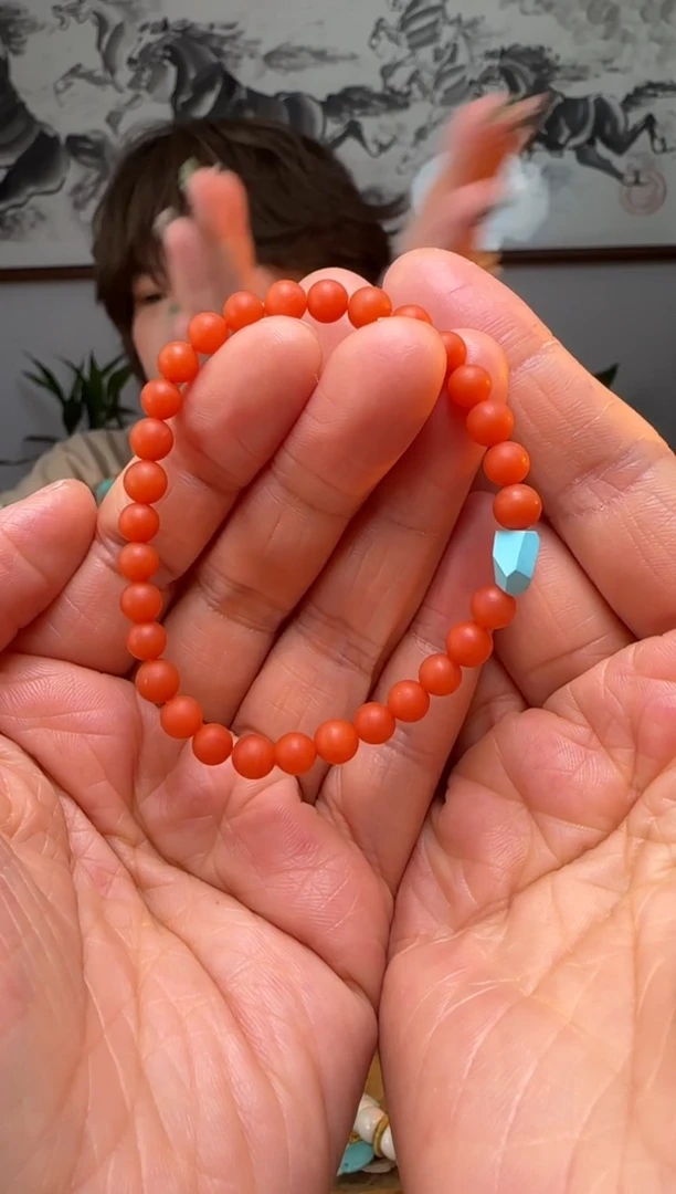 【闪购商品】南红玛瑙手串未镶嵌时尚百搭B05935