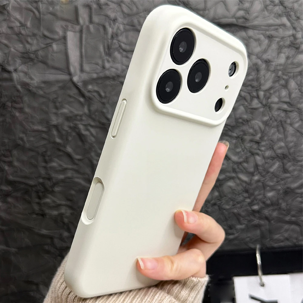 适用于苹果17手机壳iPhone16pro液态硅胶纯色15全包防摔14简约13