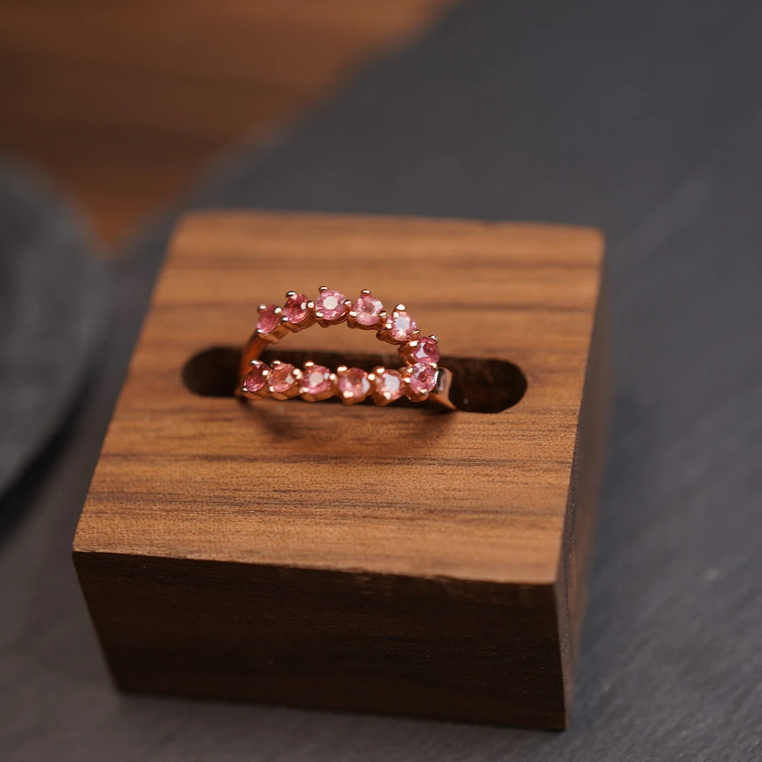 【达利款】s925粉碧玺戒指 KT24030735