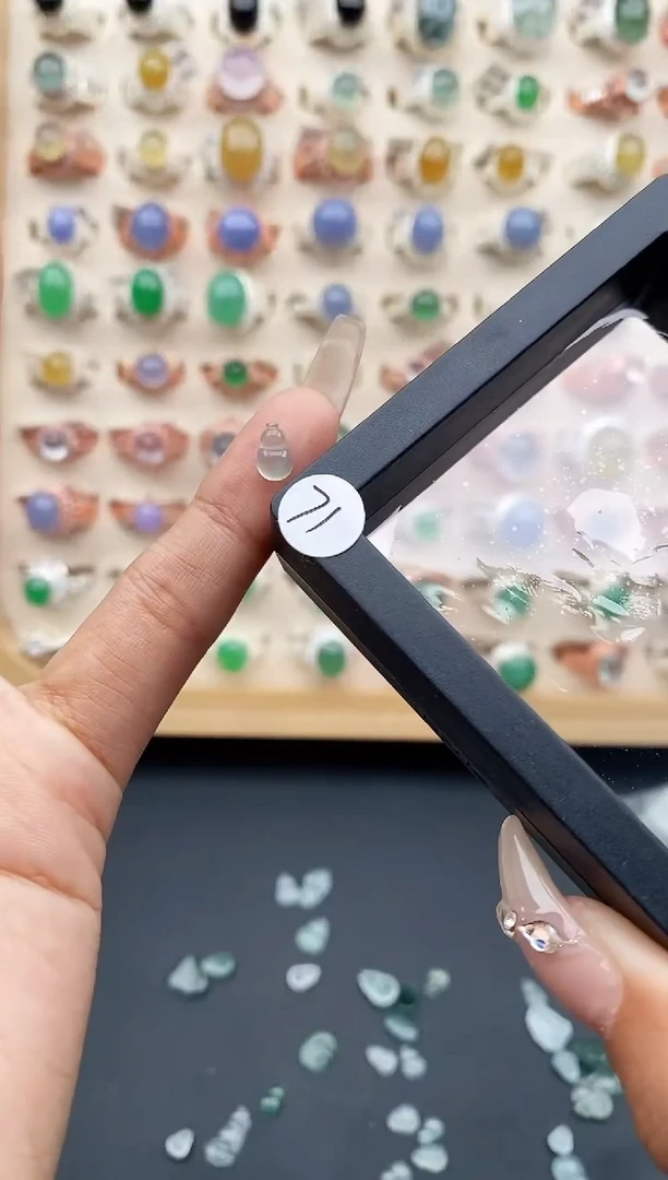 【闪购商品】翡翠裸石缅甸天然A货翡翠444  8+71