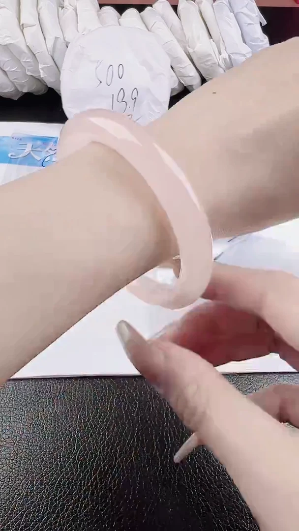 未镶嵌手镯石英质玉圈口 55
