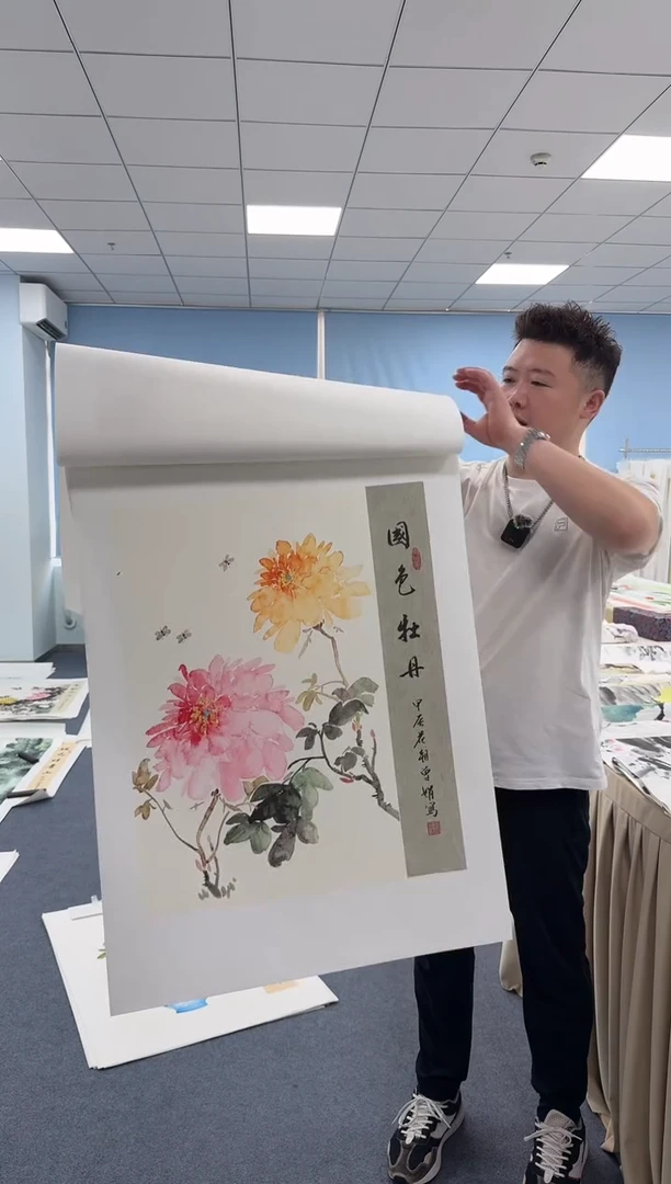 国画墨古牡丹小同类型随机