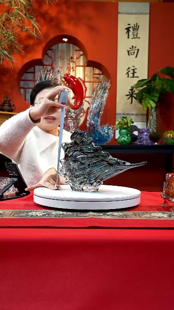 手工艺品琉璃海螺