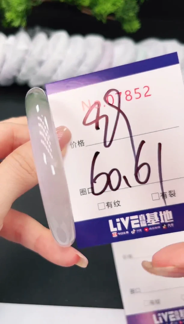 未镶嵌手镯翡翠7852