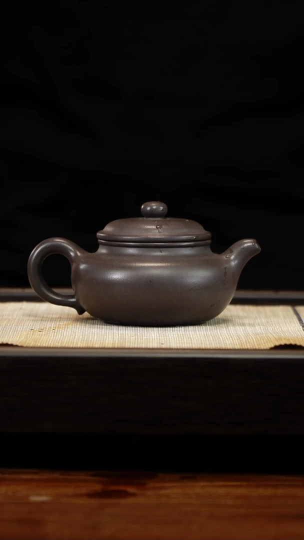 茶壶紫砂福**海清灰仿古