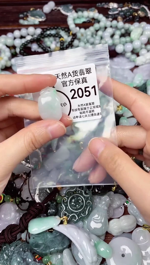 【闪购商品】翡翠颈饰未镶嵌天然A货翡翠2051