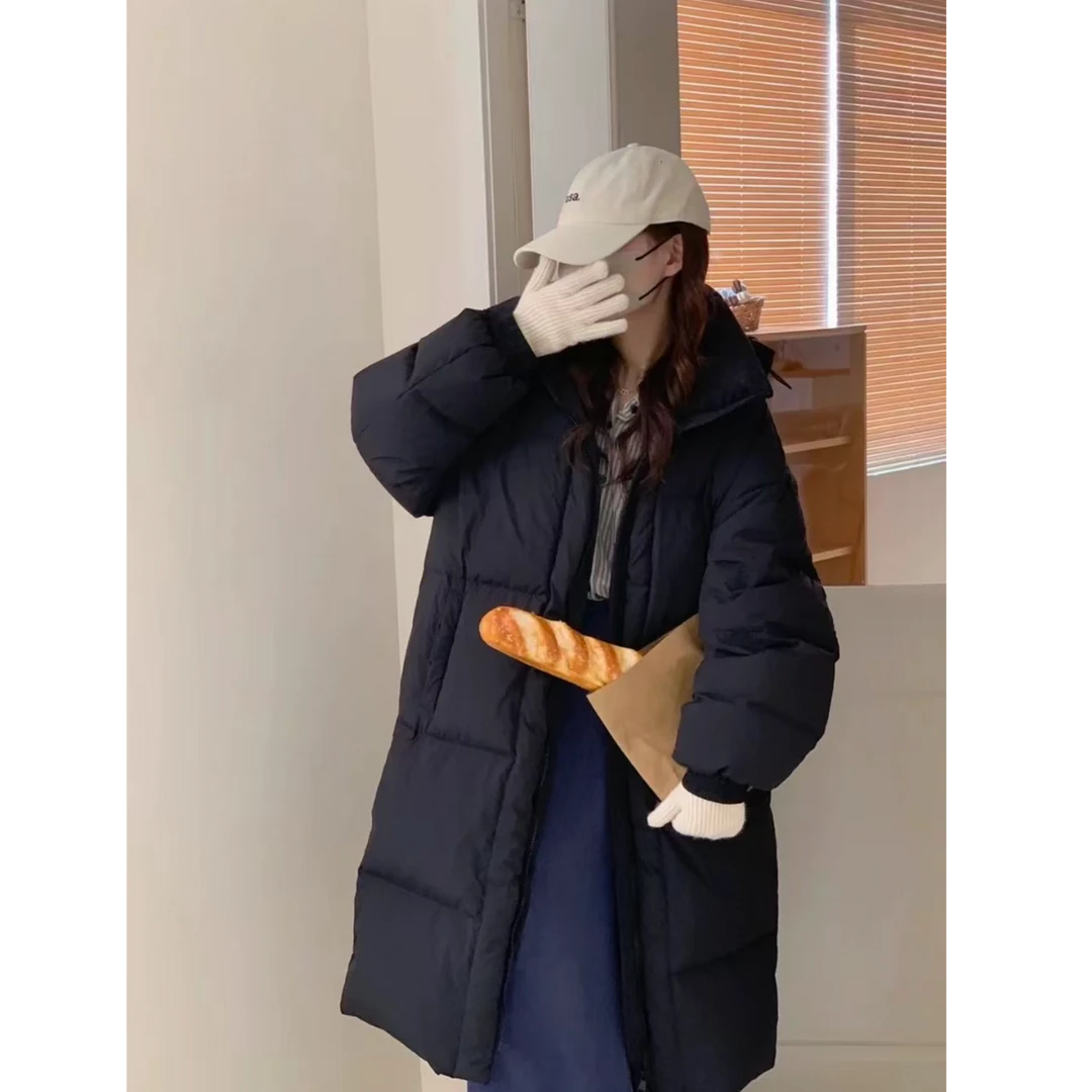 「冬日白噪」 GT5000云感韩系极简设计师款大被子羽绒服