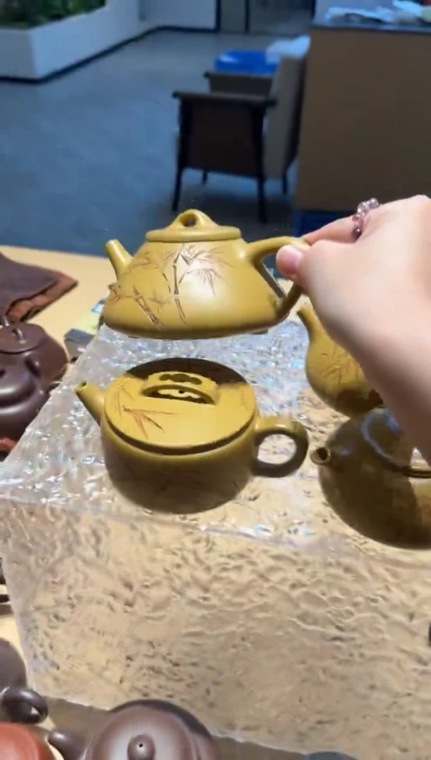 茶壶紫砂往**心子冶石瓢！！！