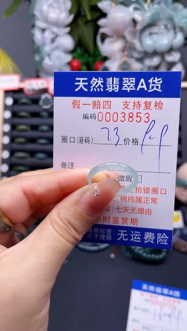 翡翠戒指未镶嵌23*3853